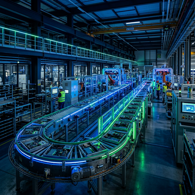 Manejo de Materiales mediante Conveyors